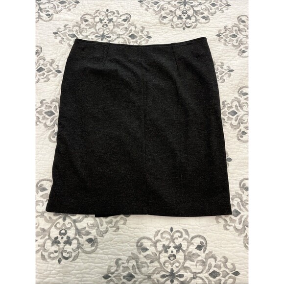 CAbi Asymmetrical Faux Wrap Side Zip Pencil Skirt Style# 998 Stretch Size 10 - Picture 4 of 4